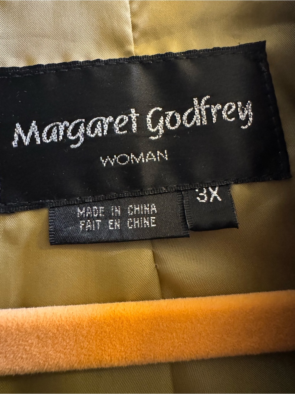 Margaret Godfrey Suede Button-Front Blazer Jacket in Light Beige - Picture 2 of 5